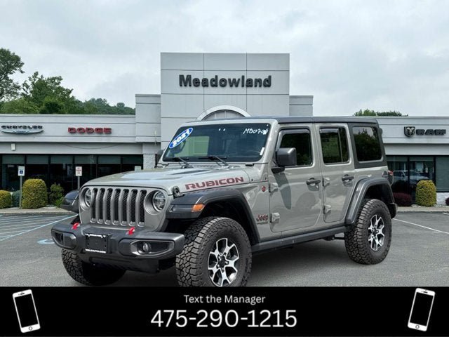 Used 2021 Jeep Wrangler Unlimited Rubicon w/ LED Lighting Group AWD/4WD image 1