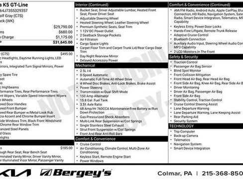 Used 2025 Kia K5 GT-Line image 16