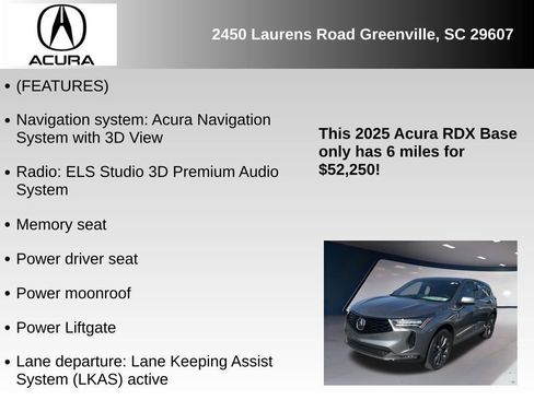 Used 2025 Acura RDX A-Spec image 6