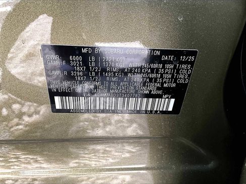 New 2026 Subaru Ascent Premium image 18