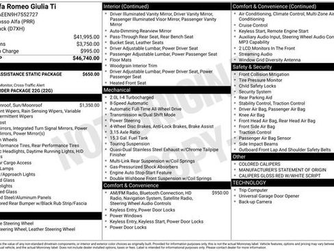 Used 2017 Alfa Romeo Giulia Ti image 46