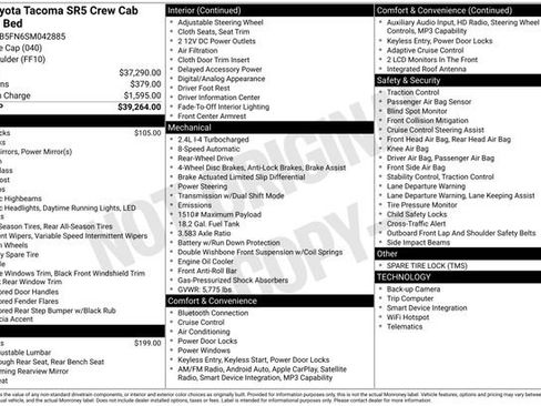 Certified 2025 Toyota Tacoma SR5 RWD image 33