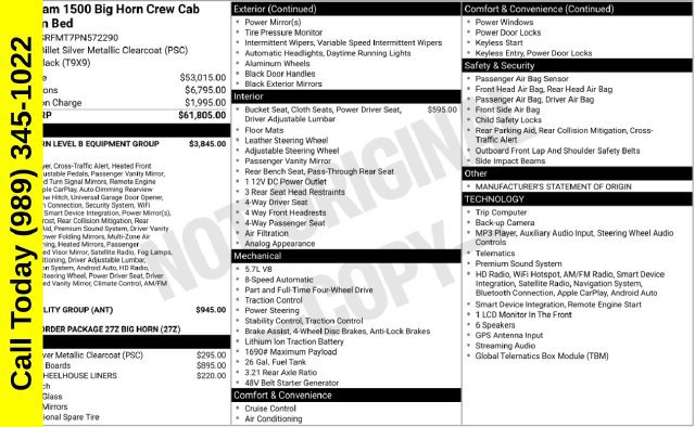Used 2023 RAM 1500 Big Horn AWD/4WD image 3