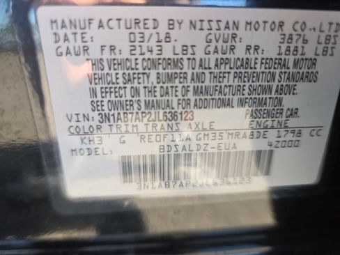 Used 2018 Nissan Sentra SV FWD image 29