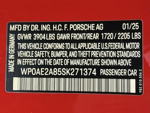 Used 2025 Porsche 718 Cayman GT4 RS image 25