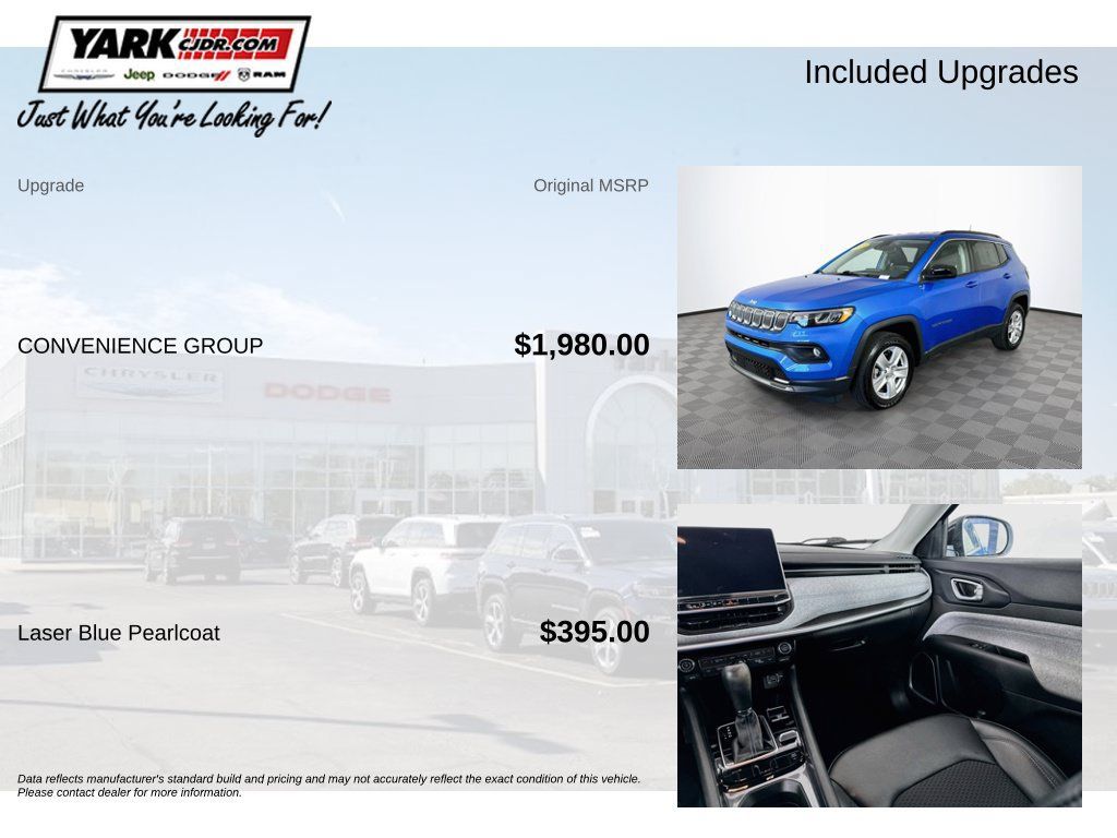 Certified 2022 Jeep Compass Latitude w/ Convenience Group AWD/4WD image 5
