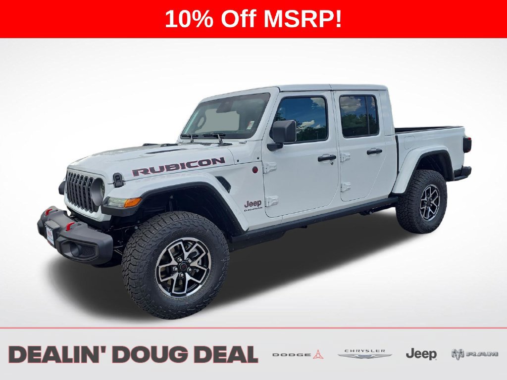 New 2026 Jeep Gladiator Rubicon w/ Steel Power Dome Hood Package AWD/4WD 360° Tour