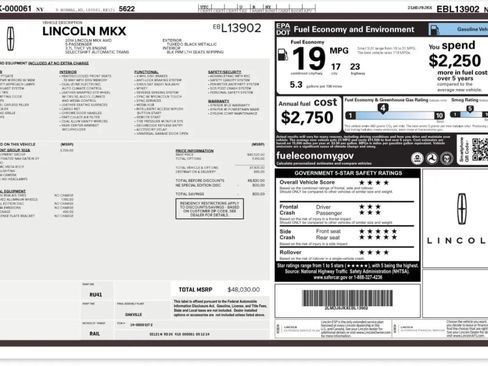 Used 2014 Lincoln MKX AWD w/ Equipment Group 102A image 27