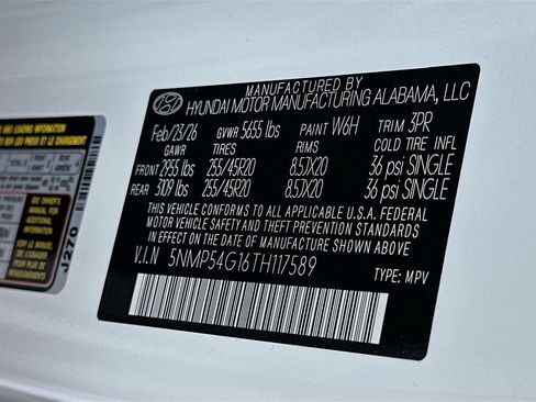 New 2026 Hyundai Santa Fe Calligraphy FWD image 24