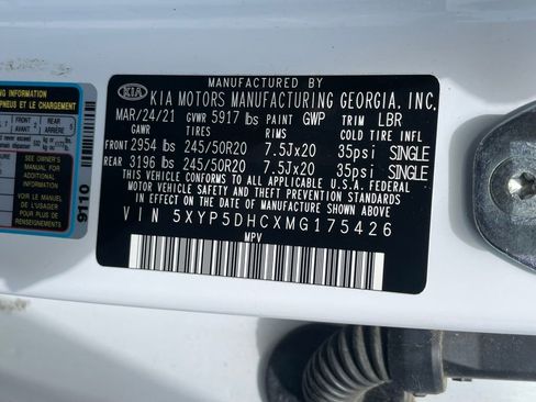 Used 2021 Kia Telluride SX w/ Nightfall Edition Package image 10