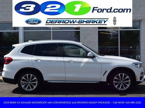 Used 2019 BMW X3 xDrive30i w/ Convenience Package AWD/4WD image 3