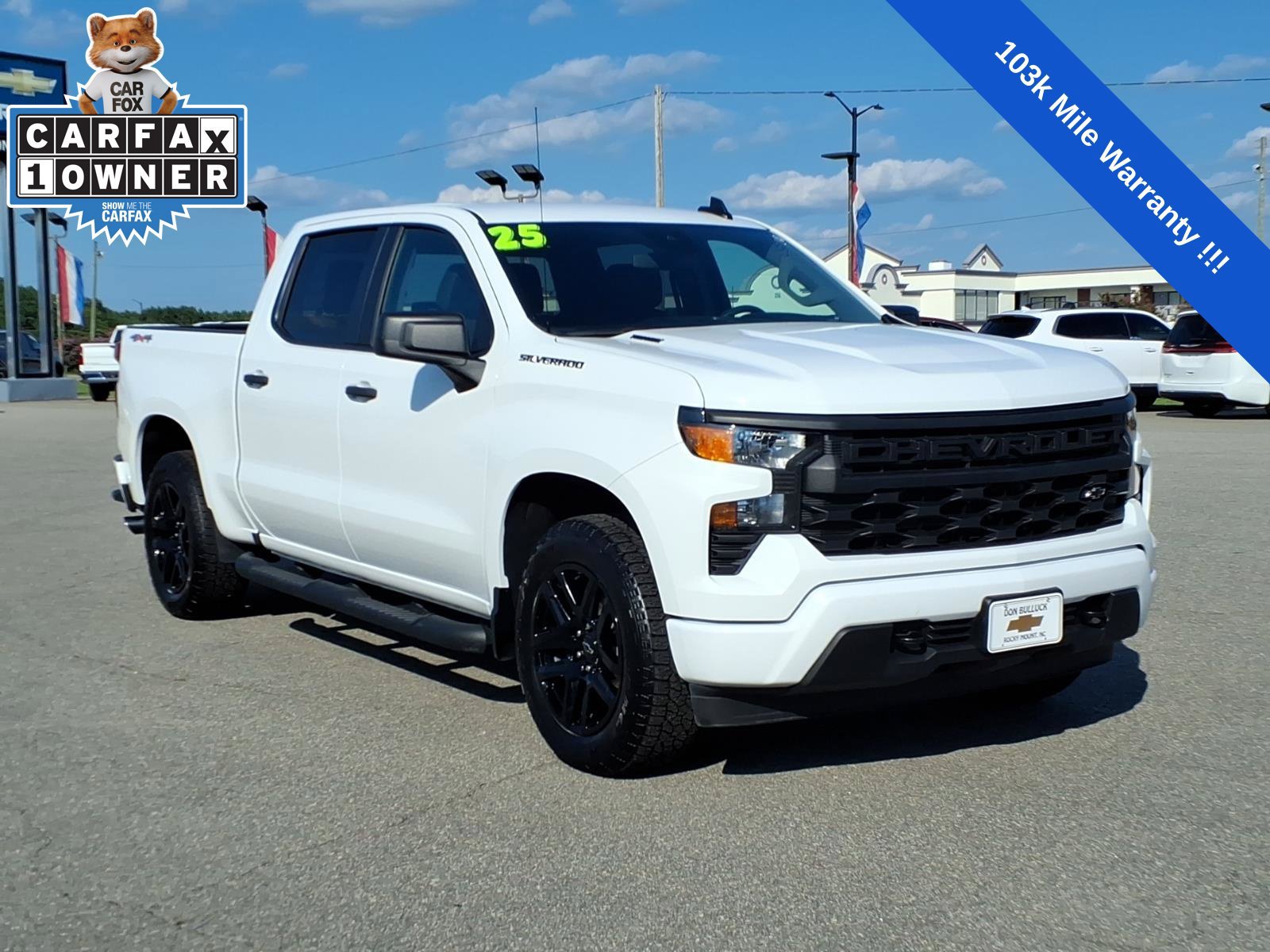 Used 2025 Chevrolet Silverado 1500 Custom w/ Turbomax Blackout Package AWD/4WD image 7