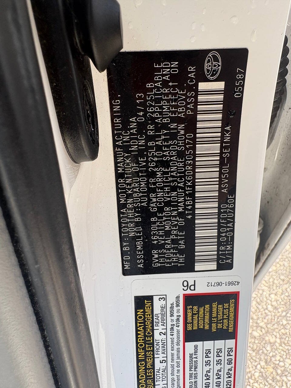 Used 2013 Toyota Camry LE FWD image 24