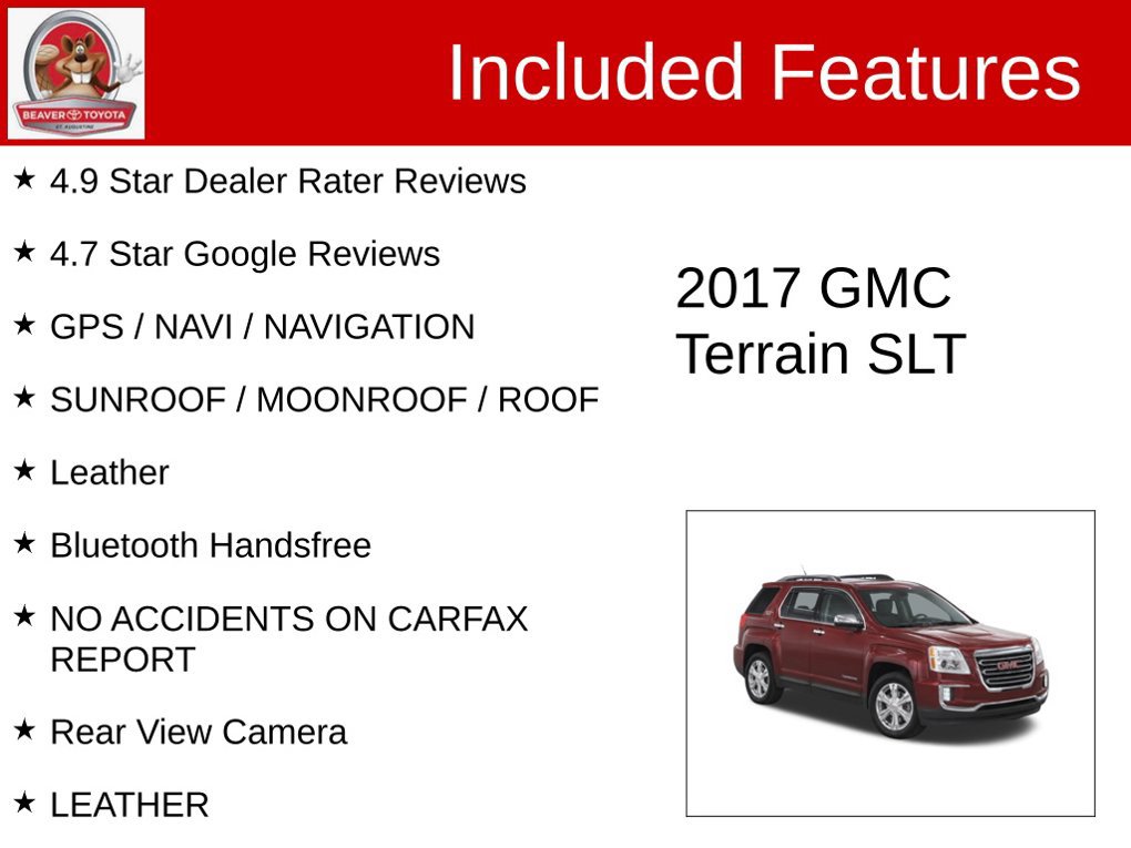 Used 2017 GMC Terrain SLT w/ Open Road Package FWD image 4
