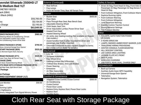 Used 2025 Chevrolet Silverado 2500 LT w/ Convenience Package AWD/4WD image 7