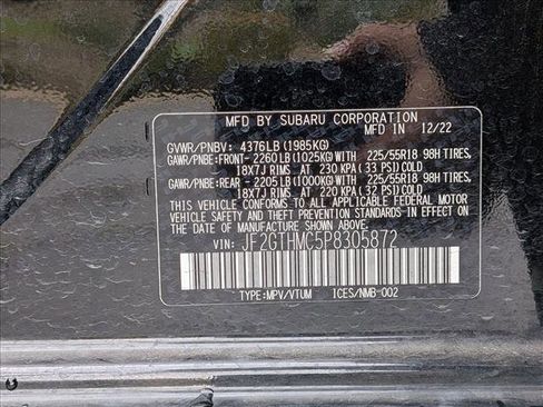 Certified 2023 Subaru Crosstrek 2.5i Limited image 23