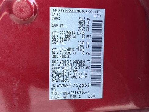 Used 2016 Nissan Rogue SL w/ SL Premium Package image 25