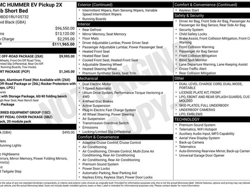 Used 2024 GMC Hummer EV 2X w/ Extreme Off-Road Package AWD/4WD image 45