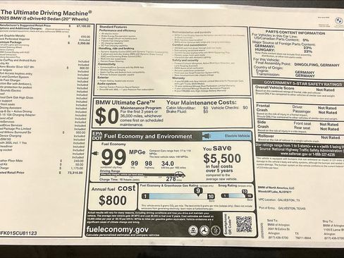 New 2025 BMW i5 eDrive40i w/ Premium Package image 19