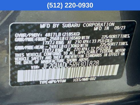 Certified 2024 Subaru Crosstrek 2.0i Premium image 41