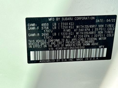 Used 2022 Subaru Outback Premium AWD/4WD image 42