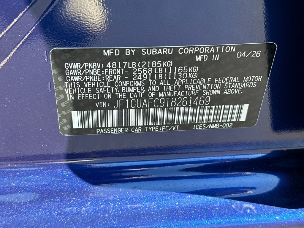 New 2026 Subaru Impreza 2.0i Sport AWD/4WD image 31