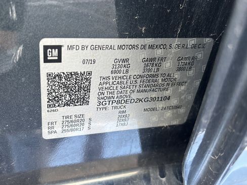 Used 2019 GMC Sierra 1500 SLT RWD image 15