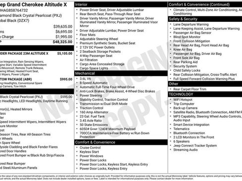 New 2025 Jeep Grand Cherokee Altitude AWD/4WD image 7