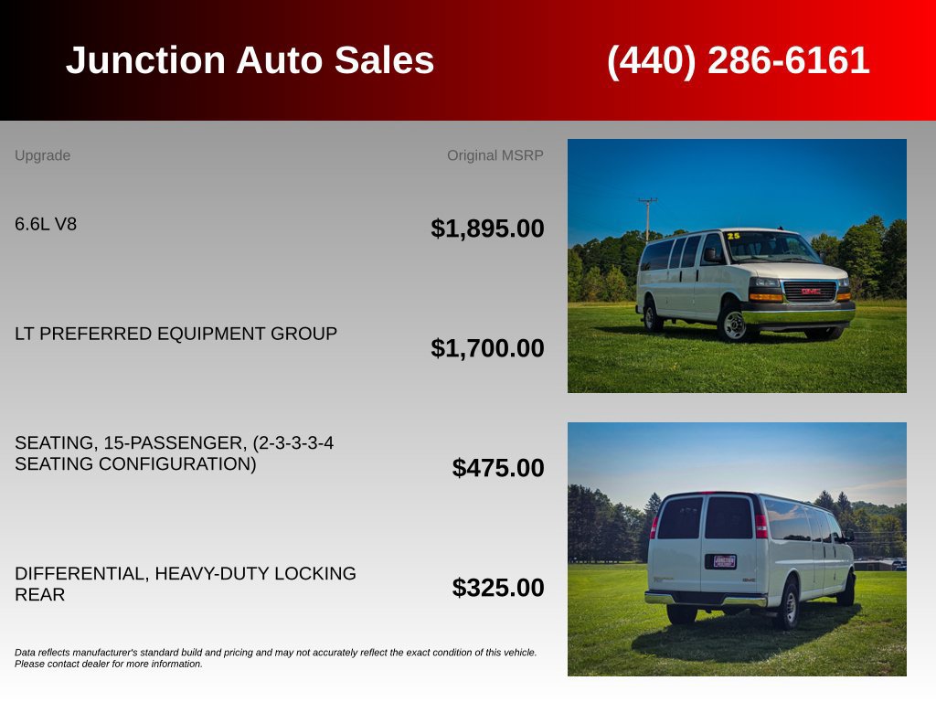 Used 2025 GMC Savana 3500 LT w/ LT Preferred Equipment Group RWD image 5