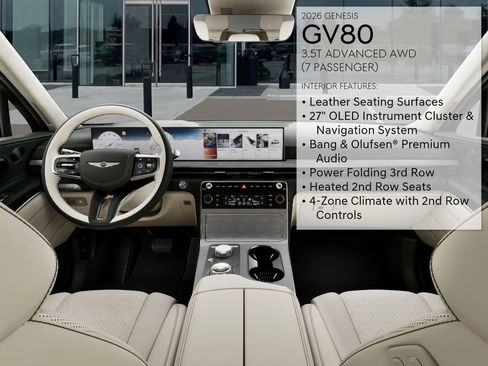 New 2026 Genesis GV80 3.5T Advanced image 18