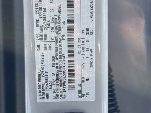 New 2025 Ford F150 XLT w/ Equipment Group 302A MID image 31