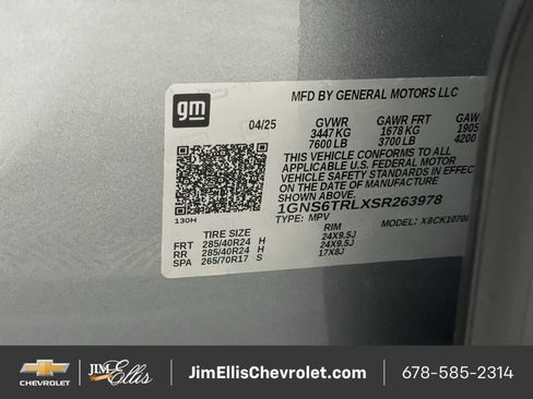 New 2025 Chevrolet Tahoe High Country image 46