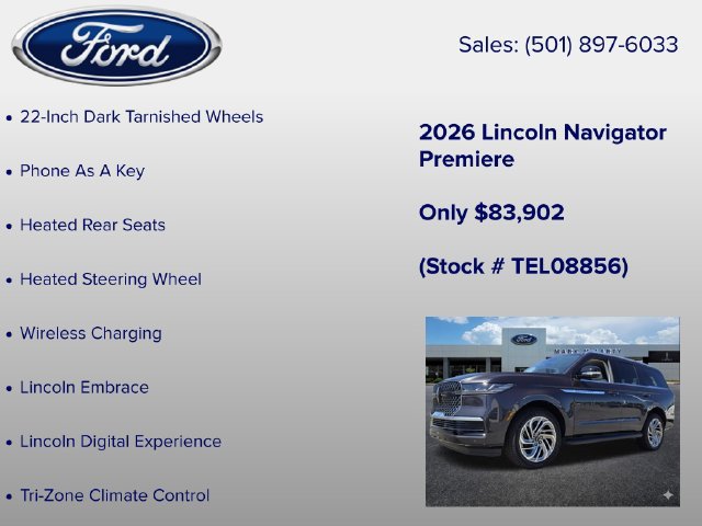 New 2026 Lincoln Navigator Premiere AWD/4WD image 12