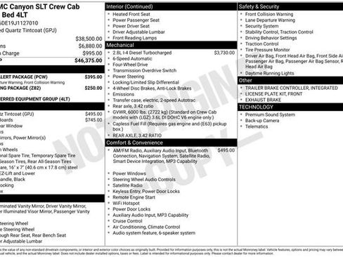 Used 2018 GMC Canyon SLT w/ Driver Alert Package image 3