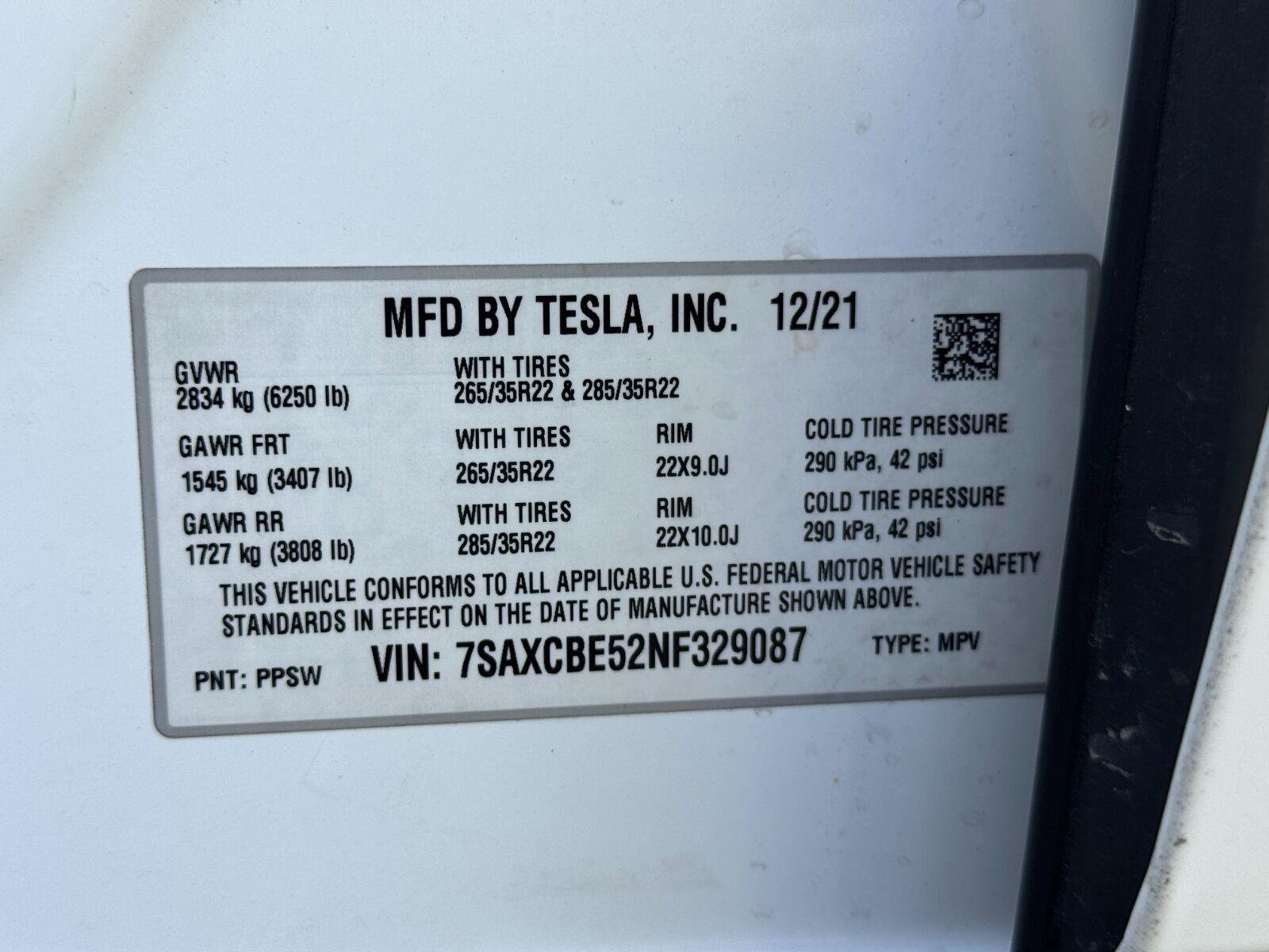 Used 2022 Tesla Model X AWD/4WD image 51