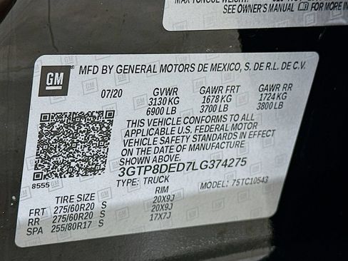 Used 2020 GMC Sierra 1500 SLT RWD image 31