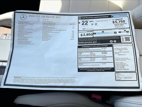 New 2026 Mercedes-Benz GLE 350 4MATIC image 19
