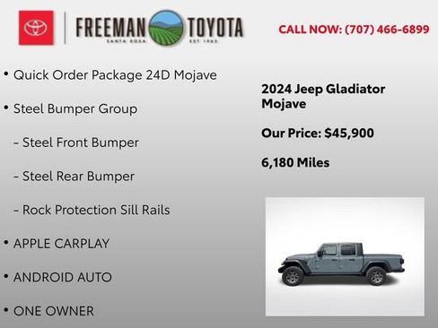 Used 2024 Jeep Gladiator Mojave w/ Steel Bumper Group AWD/4WD image 5
