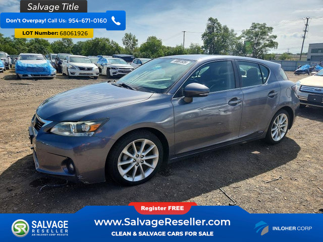 Used 2012 Lexus CT 200h Premium w/ Premium Audio Pkg FWD image 1