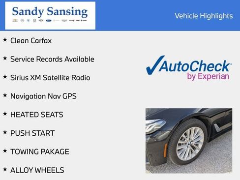Used 2023 BMW 530i w/ Premium Package RWD image 7