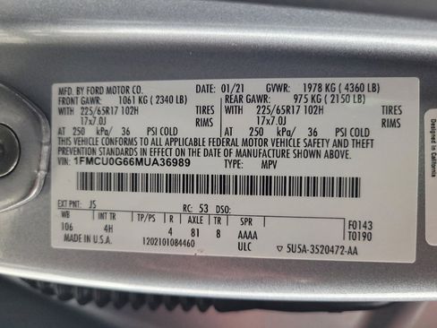 Used 2021 Ford Escape SE w/ Convenience Package FWD image 33