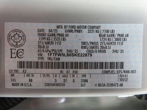 Used 2025 Ford F150 Lariat AWD/4WD image 75