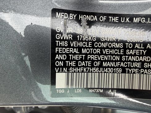 Used 2018 Honda Civic EX image 34
