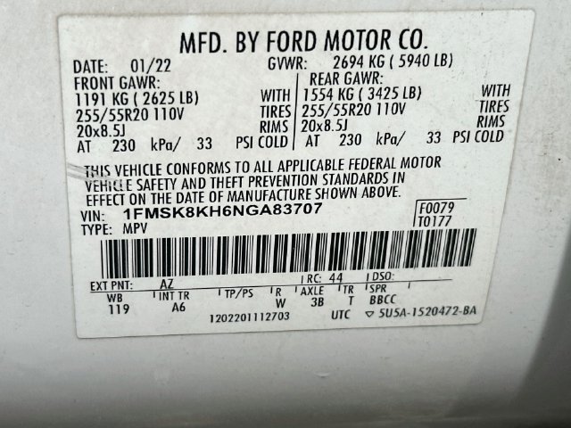 Used 2022 Ford Explorer ST-Line AWD/4WD image 36
