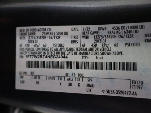 Used 2022 Ford F250 Lariat w/ Lariat Ultimate Package AWD/4WD image 90