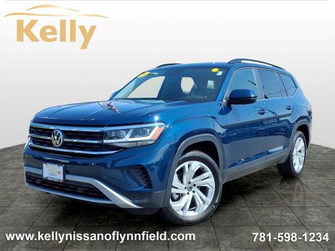Used 2021 Volkswagen Atlas SE w/ Panoramic Sunroof Package AWD/4WD image 1