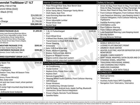 New 2026 Chevrolet TrailBlazer LT w/ Convenience Package FWD image 25