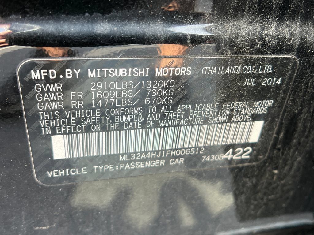 Used 2015 Mitsubishi Mirage ES FWD image 10