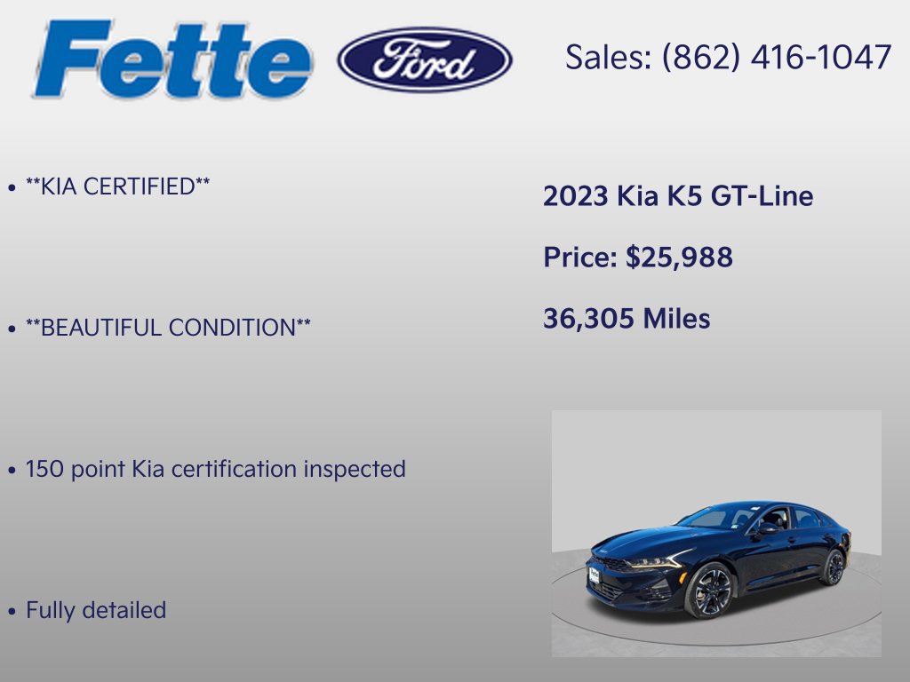 Certified 2023 Kia K5 GT-Line FWD image 7