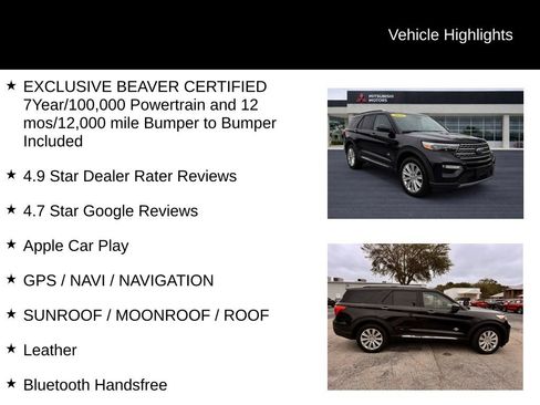 Used 2021 Ford Explorer King Ranch w/ Premium Technology Package AWD/4WD image 5